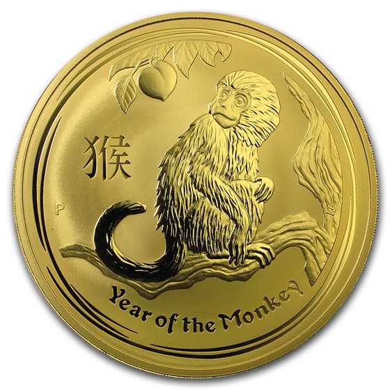 2016 Australia 1 kilo Gold Lunar Monkey BU 2016 Australia 1 kilo Gold Lunar Monkey BU